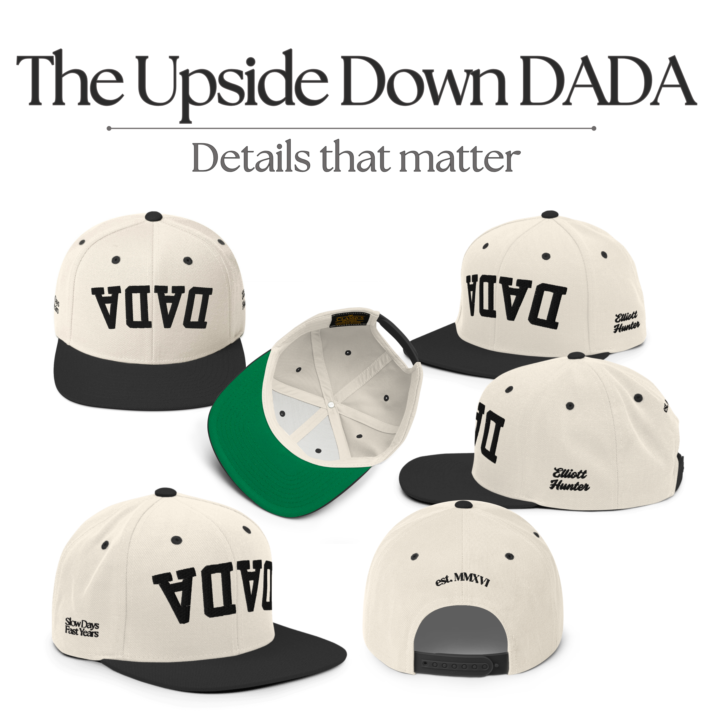 The Upside Down DADA Snapback