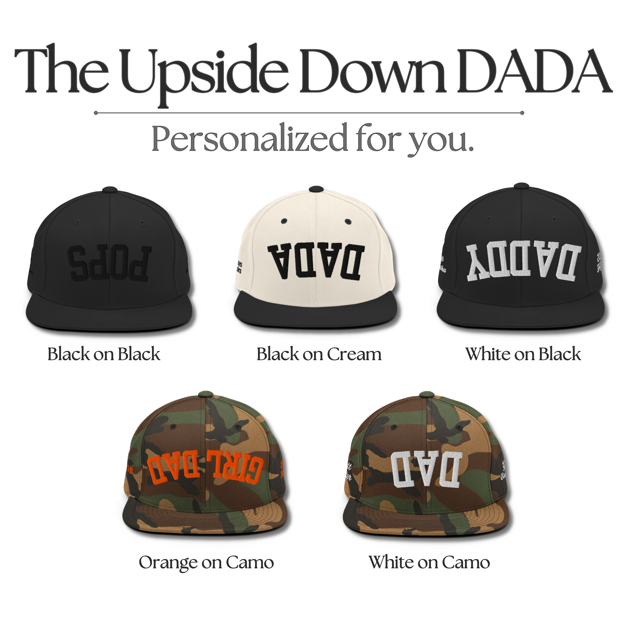 The Upside Down DADA Snapback